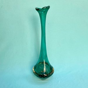 Antiguo florero de cristal de murano altura 42 cm. - imagen 2