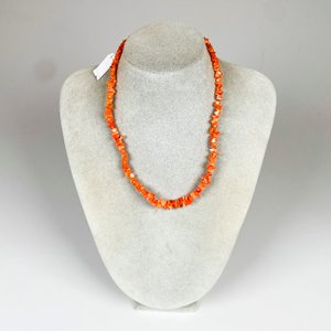 Collar de Coral Natural Naranja - 18 cm - imagen 2