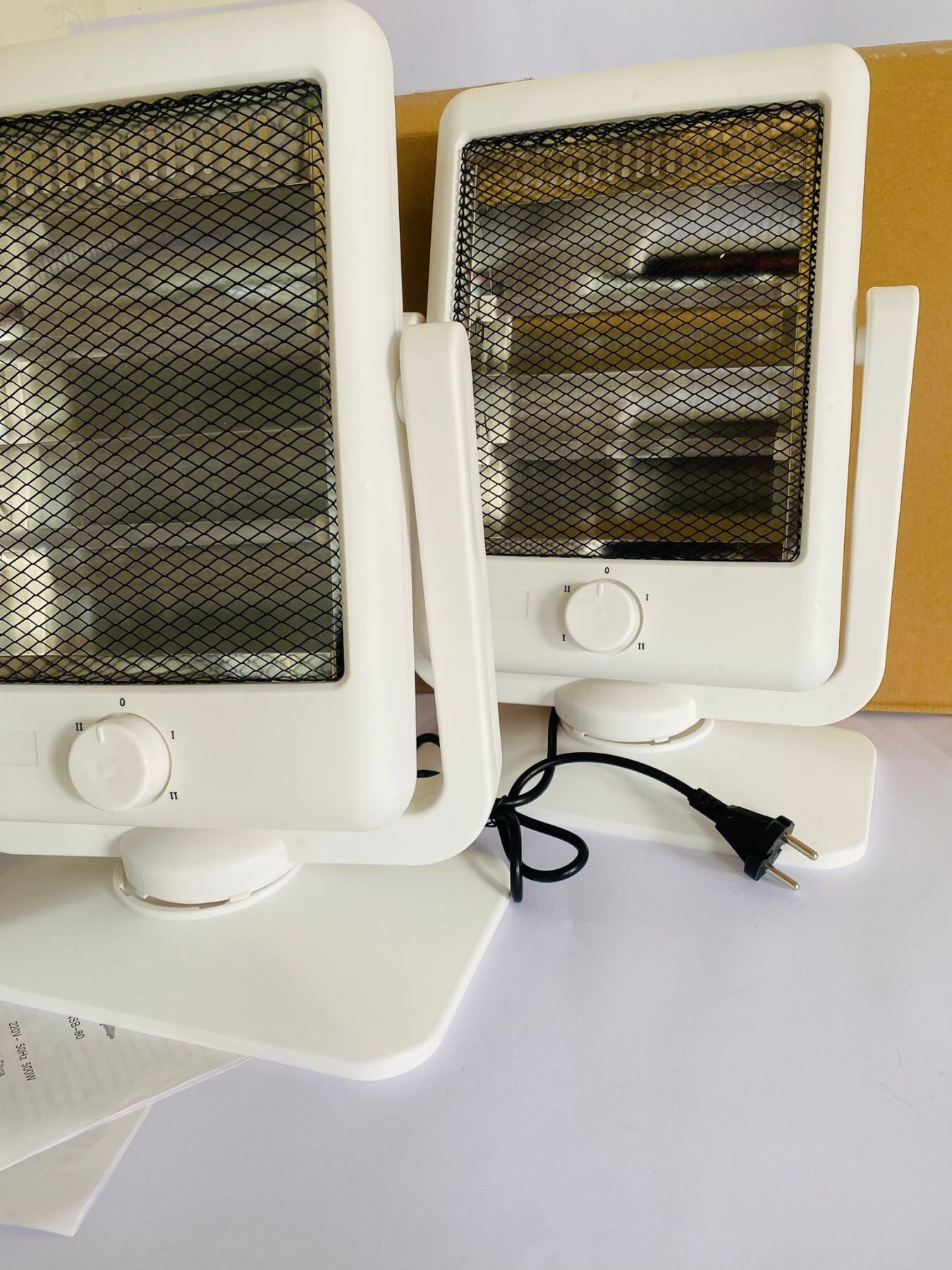 Item lote-x2-estufas-electricas-halogenas-blancas-2 - Image 2