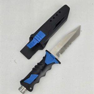 Cuchillo Táctico con Funda Azul y Negra - imagen 2