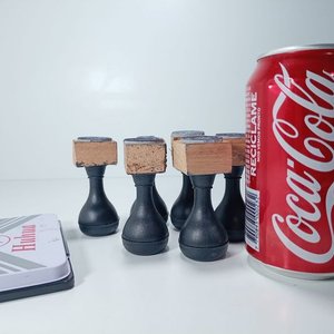 Set de Sellos Escolares Huhua de Madera y Plástico con Tinta - imagen 3