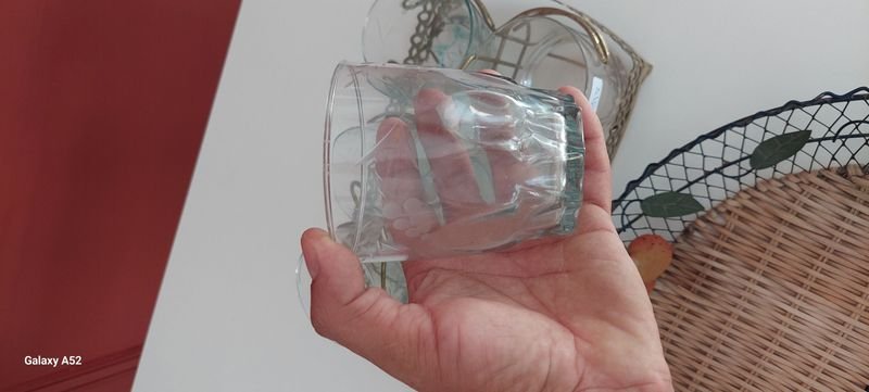 Conjunto de vasos y canasto con fuente - imagen 4