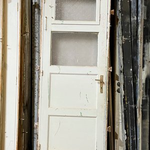 Dos Puertas Interiores de Madera y Vidrio (216x79 cm y 216x70 cm) - imagen 2
