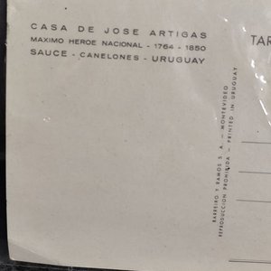 Antigua Postal Casa de José Artigas, Sauce, Canelones, Uruguay - imagen 3