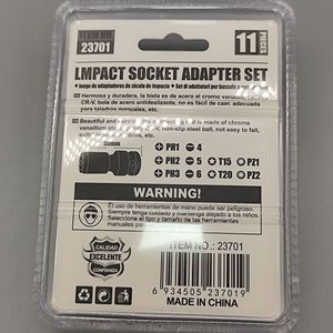 Kit de 11 Piezas Adaptador de Punta de Atornillador de Impacto - imagen 5