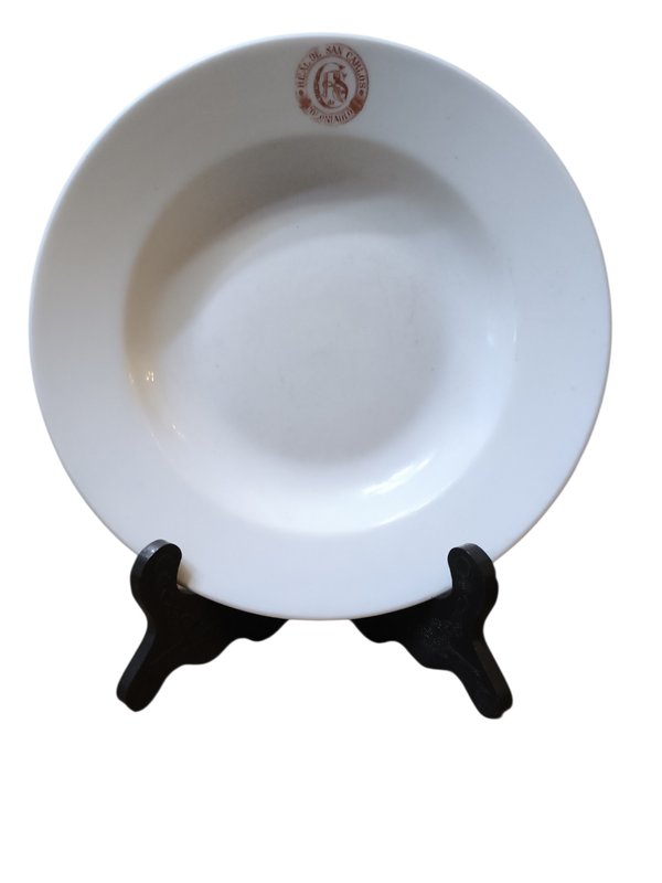 Plato de porcelana real de San Carlos - imagen 1