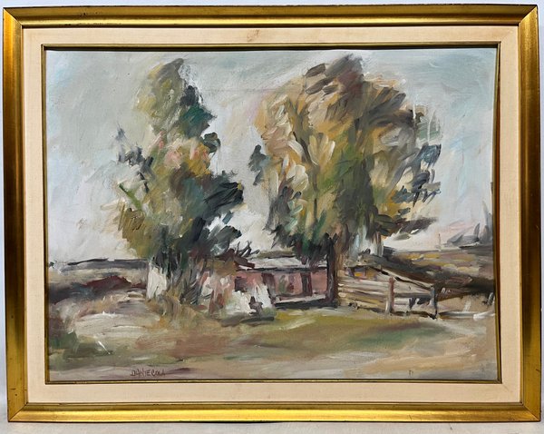 Pintura de Dante Cola "Casco de estancia" - imagen 2