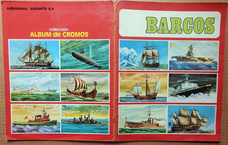 Álbum de Figuritas Completo "Barcos" Susaeta 1971