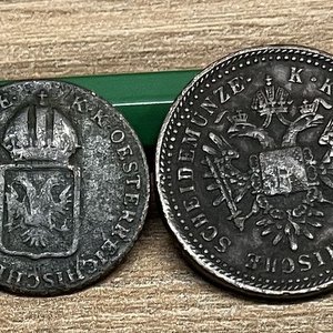 Lote anterior: Dos monedas antiguas de Austria: 1/4 Kreuzer de 1816 y 1 Kreuzer de 1851