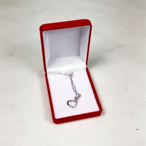 Cadena Dama Corazón con Piedras y Estuche - imagen 2
