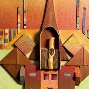 Obra de Arte "Santuario del Árbol" de Andrés Cortina: Acrílico y Madera - imagen 2
