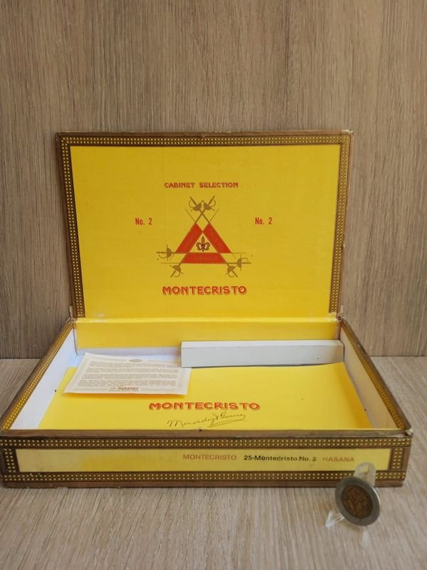 Caja de Habanos en Madera (Monte Cristo) para Guardar Objetos - imagen 2