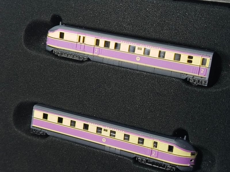 Tren a escala 1/220 Atlas Minitrains SVT 877 Fliegender Hamburger - imagen 3