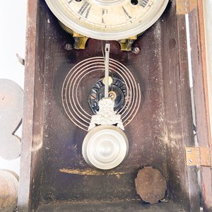 Reloj de Pared Ansonia con Péndulo y Caja de Madera - imagen 7