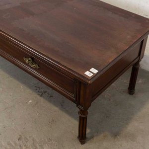 Mesa Ratona Inglesa de Madera con Dos Cajones - imagen 2