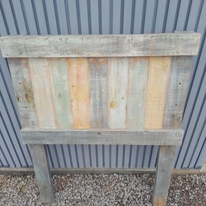 Respaldo de Madera Rústico para Sommier de 1 Plaza - imagen 2