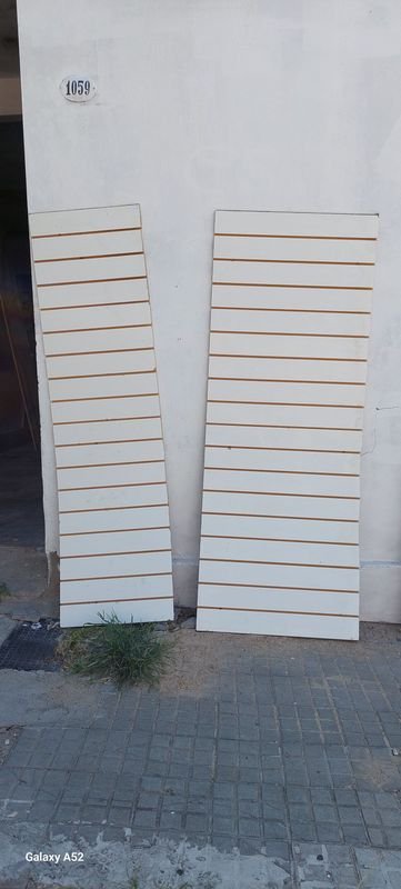 Placas ranuradas de madera blanca - imagen 2