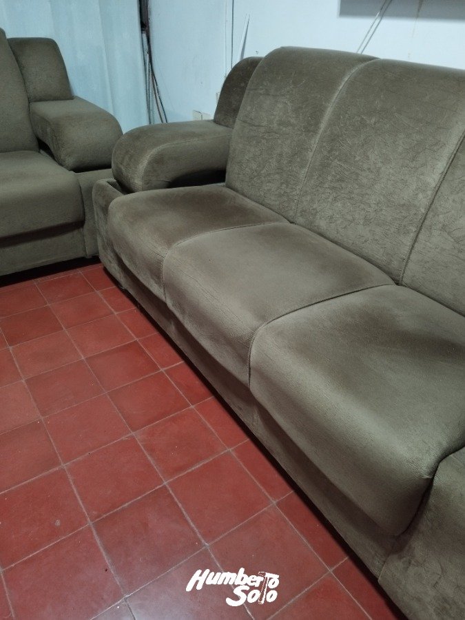 Juego de living moderno dos piezas