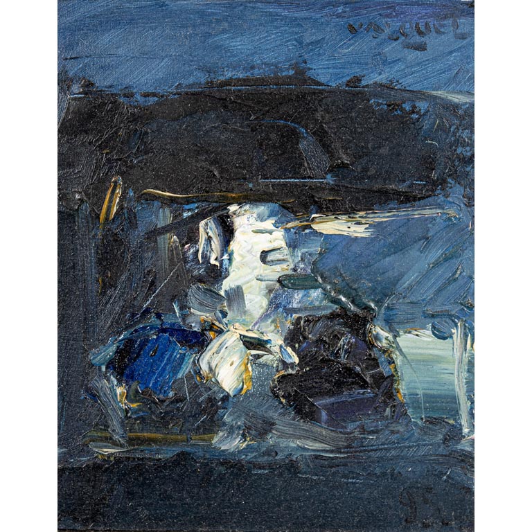 Lote anterior: Pintura abstracta de Gustavo Vázquez. Óleo sobre tela, firmada