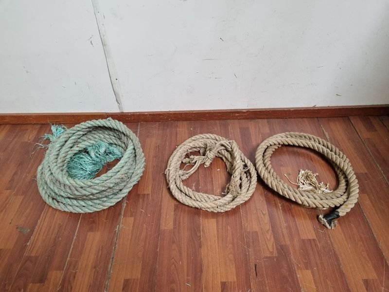 Conjunto de 3 Tramos de Soga de Fibra Natural y Sintética