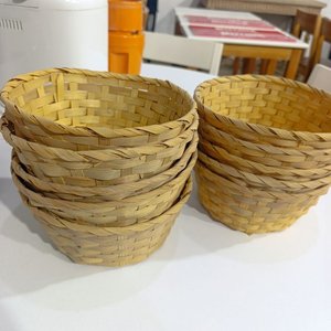 Paneras de Mimbre Natural - Set de 6 Unidades - imagen 1