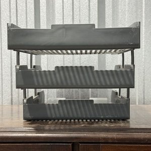 Bandejas Organizadoras Apilables de Plástico Gris - imagen 7