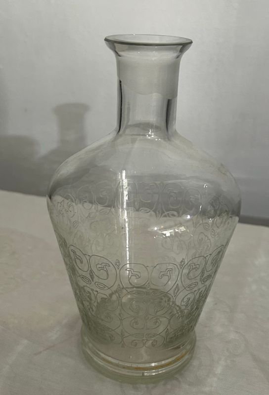 Lujosos Jarrones y Copas de Cognac en Vidrio con Oro - imagen 2