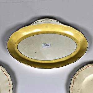 Seis Platos de Loza Inglesa y un Plato Argentino Decorado - imagen 4