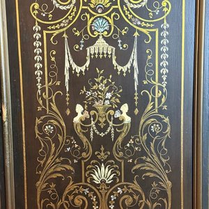 Chiffonier Francés Estilo Napoleón III Madera Laqueada Negra con Aplicaciones - imagen 3