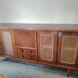 Bargueño Vintage con Puertas de Esterilla - imagen 9