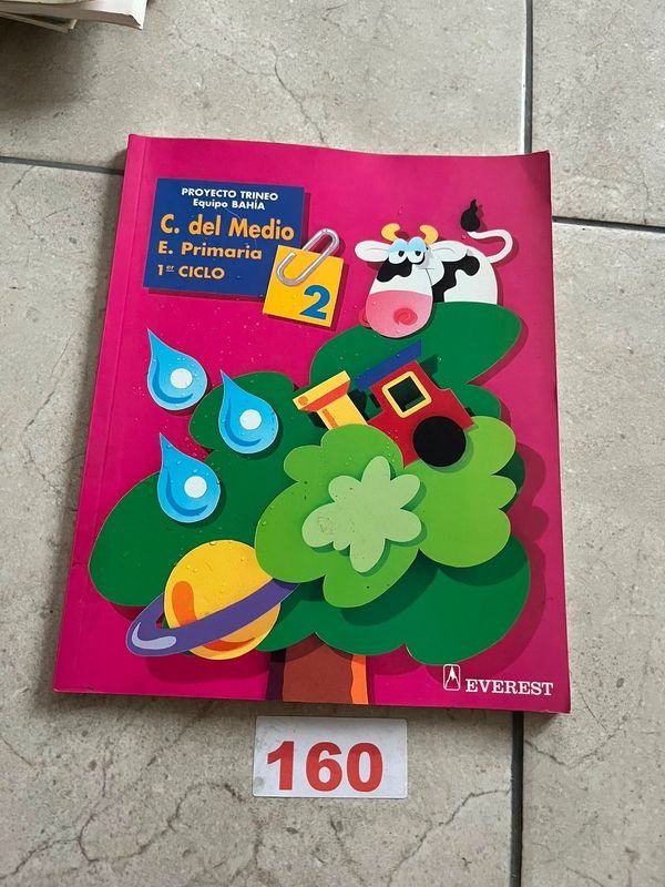 Libro "Proyecto Trineo" Conocimiento del Medio 1er Ciclo Primaria Editorial Everest 1996