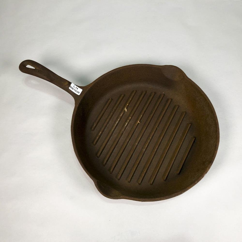 Sartén de Hierro Fundido Tipo Grill