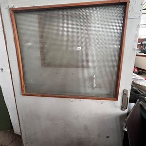 3 Puertas de Madera Antiguas de Sanatorio con Vidrio - imagen 3