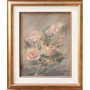Lote siguiente: Óleo "Flores" de Dante Cola, 48 x 38 cm