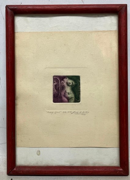 Lote anterior: Luis A. Solari 'Pussy girl' Grabado en Papel