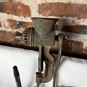 Moledora de Granos Antigua Alexander Werk de Hierro Fundido - imagen 4