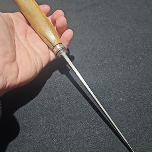 Cuchillo Franz Wenk Solingen Cabo Guampa Rubia Hoja 18 cm - imagen 5