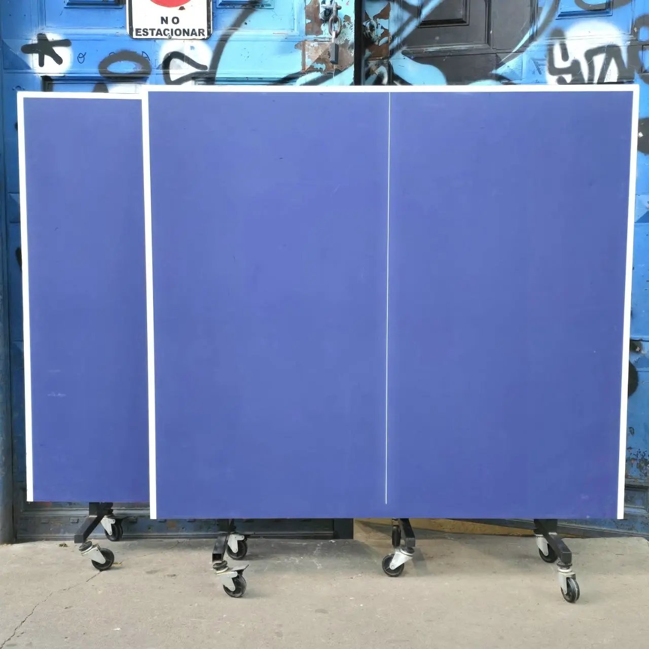 Mesa de Ping Pong Profesional Plegable con Ruedas