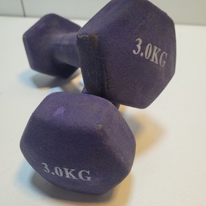 Par de Mancuernas de 3 kg Color Violeta - imagen 3