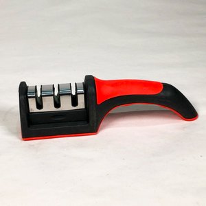 Afilador de Cuchillas "Sharpener" Hao Chu Kang Rojo y Negro en Caja - imagen 2