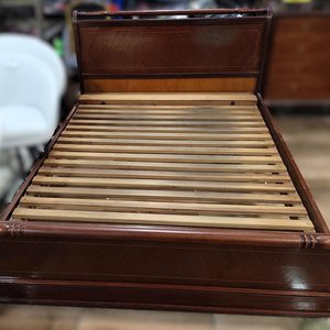 Cama 2 Plazas Estilo Inglés Madera Maciza Desarmable - imagen 3