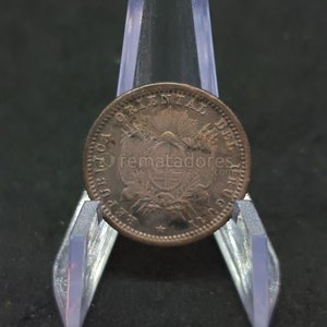 Moneda de 10 Centésimos de Uruguay, Año 1871 - imagen 2