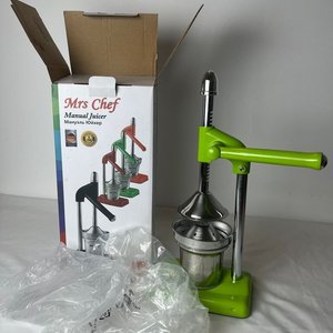 Exprimidor Manual Mrs Chef MJ-102 Metálico Verde - imagen 5