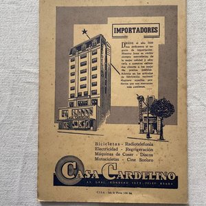 Libro Novena Vuelta Ciclista del Uruguay 1952 con Mapa de Etapas y Publicidad - imagen 2