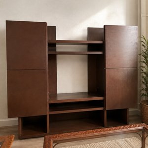 Lote siguiente: Modular Biblioteca Estilo Contemporáneo Tono Nogal Oscuro