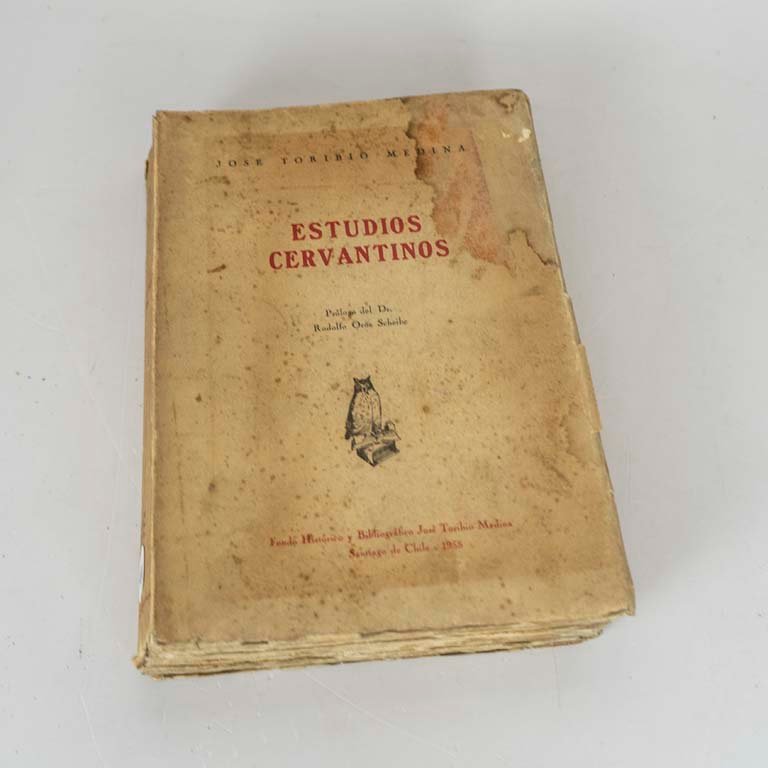 Lote anterior: Libro de Estudios Cervantinos por José Toribio Medina