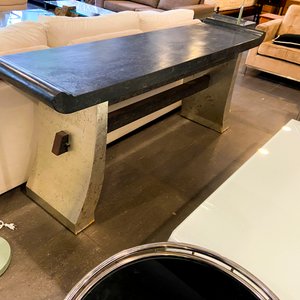 Lote siguiente: Consola Estilo Moderno Piedra y Madera