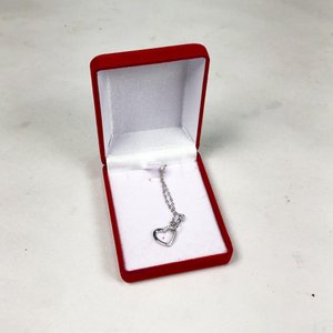 Cadena Dama Corazón con Piedras y Estuche - imagen 1