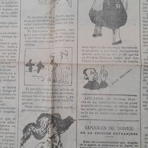 Periódico "La Mosca" de Octubre y Diciembre 1905 - Prensa Satírica Uruguaya - imagen 11