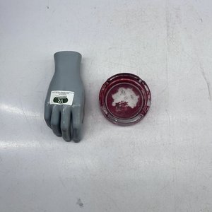 Cenicero Publicitario Mahou de Vidrio Rojo - imagen 3